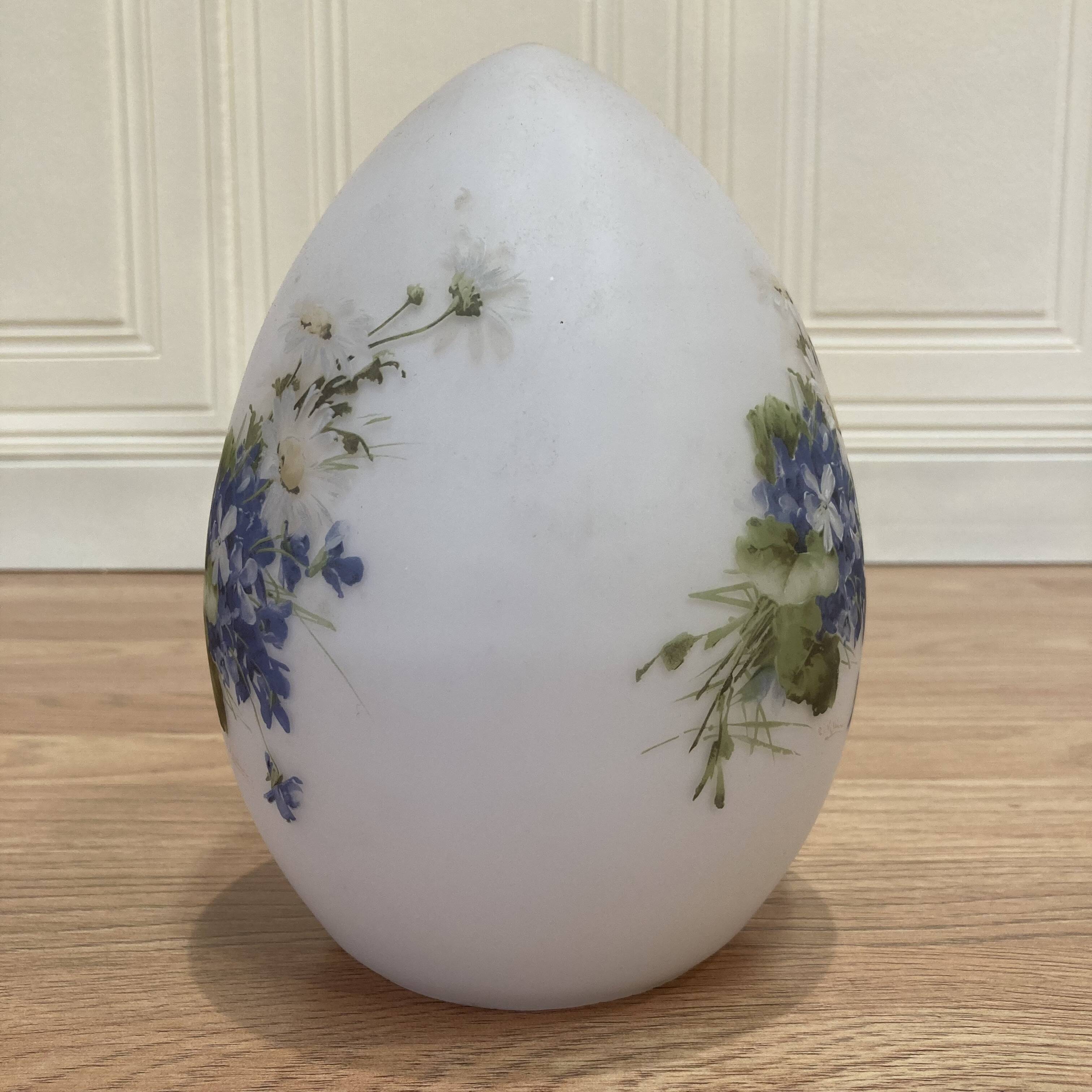 Pair of opaline lamps, 1950s design "Ben Swildens".