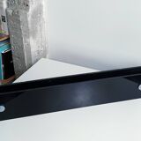 Large format solid glass vintage door handle