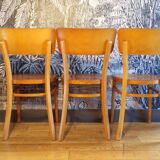 3 vintage Thonet bistro chairs