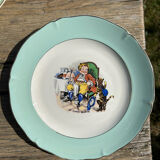 Set of 8 dessert plates tales of Perrault