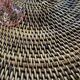 XXL woven rattan tray diameter 46 cm