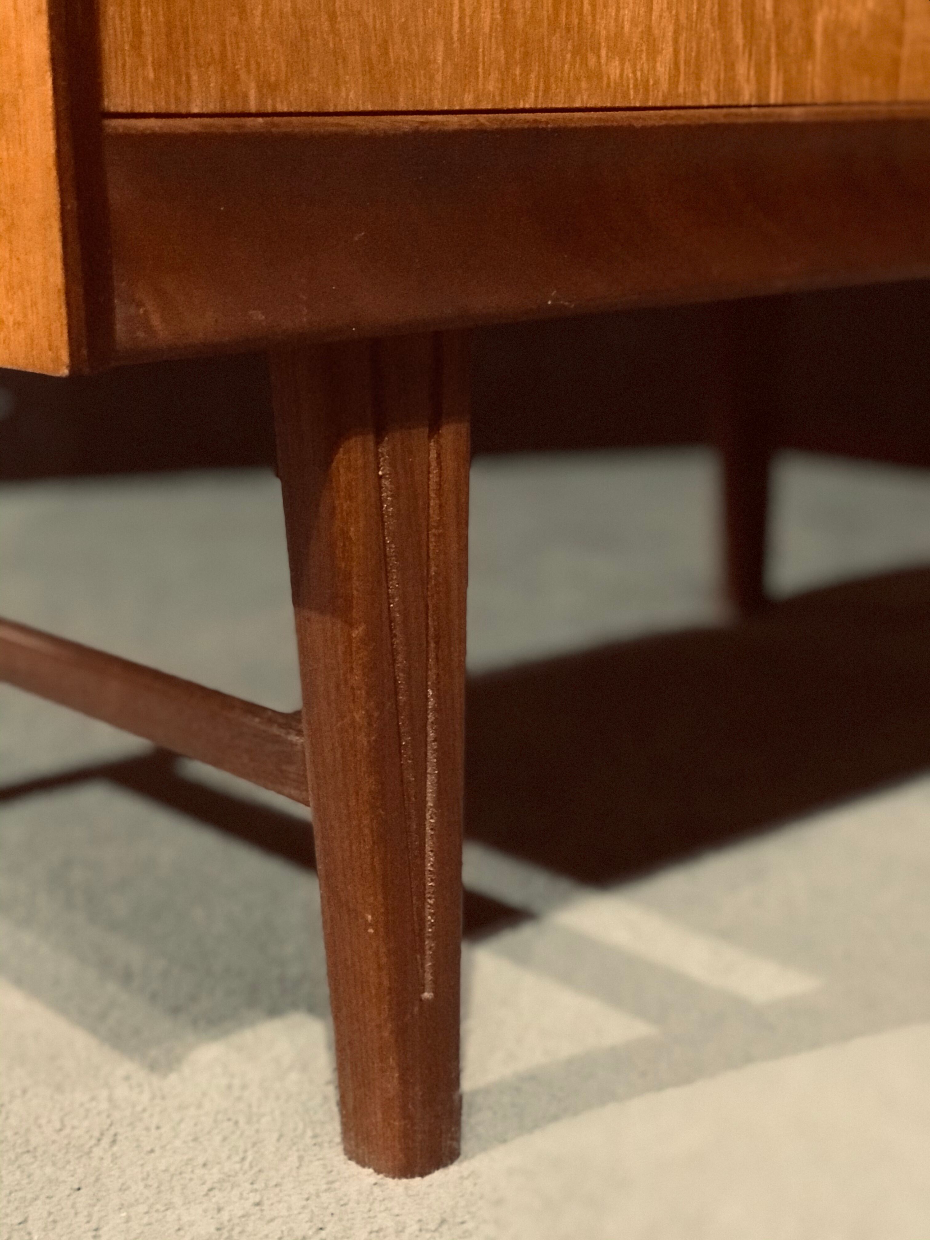 Mid-century english teak chest of drawers, 1960s