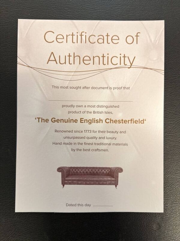 Fauteuil capitaine Chestfield anglais classique