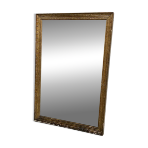 Miroir ancien doré, - 1900
