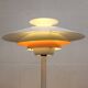 White vintage Danish desk lamp by Jeka Metaltryk - Model Sofie - Denmark 70s