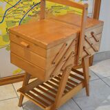 Beech sewing basket