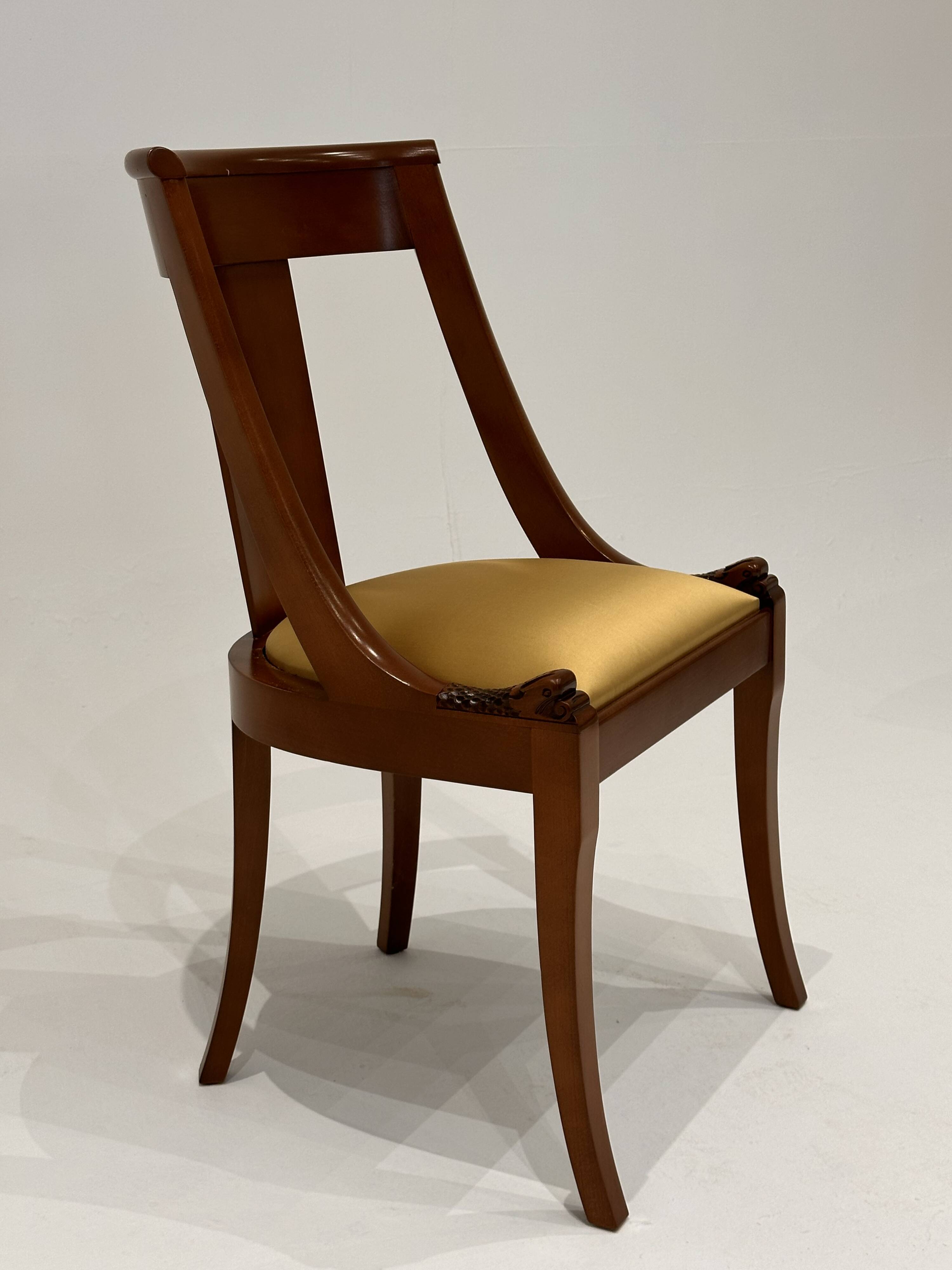 Pair of Empire style chairs