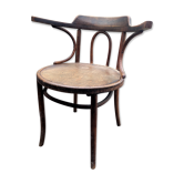 Fauteuil bois courbé de bureau bistrot Fischel