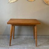 Vintage wooden portfolio table