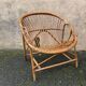 Fauteuil corbeille rotin