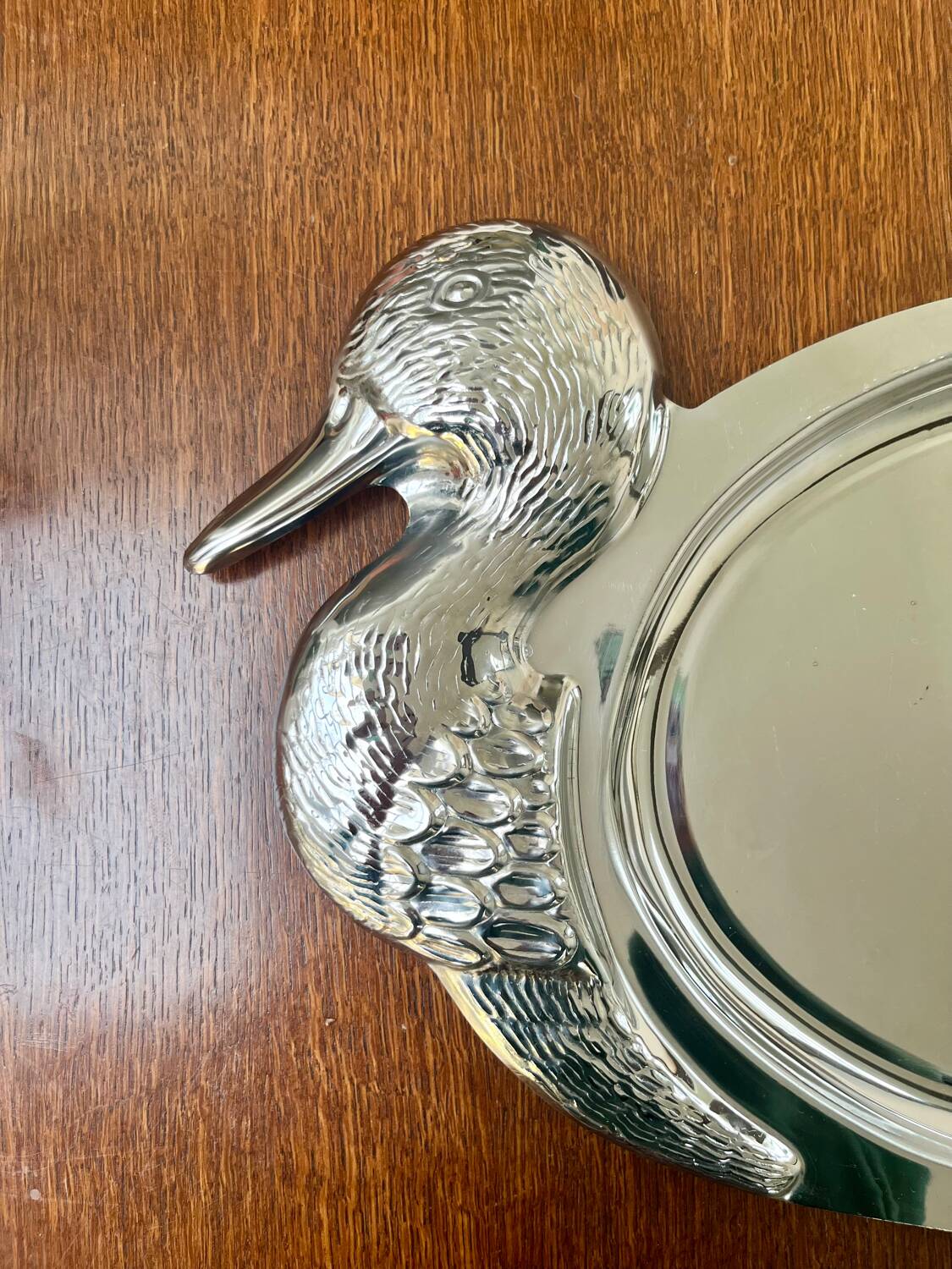 Vintage serving dish duck