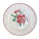 Plate in Faience de l'est pink red 19th LUNEVILLE ISLETTES ST CLEMENT nº1
