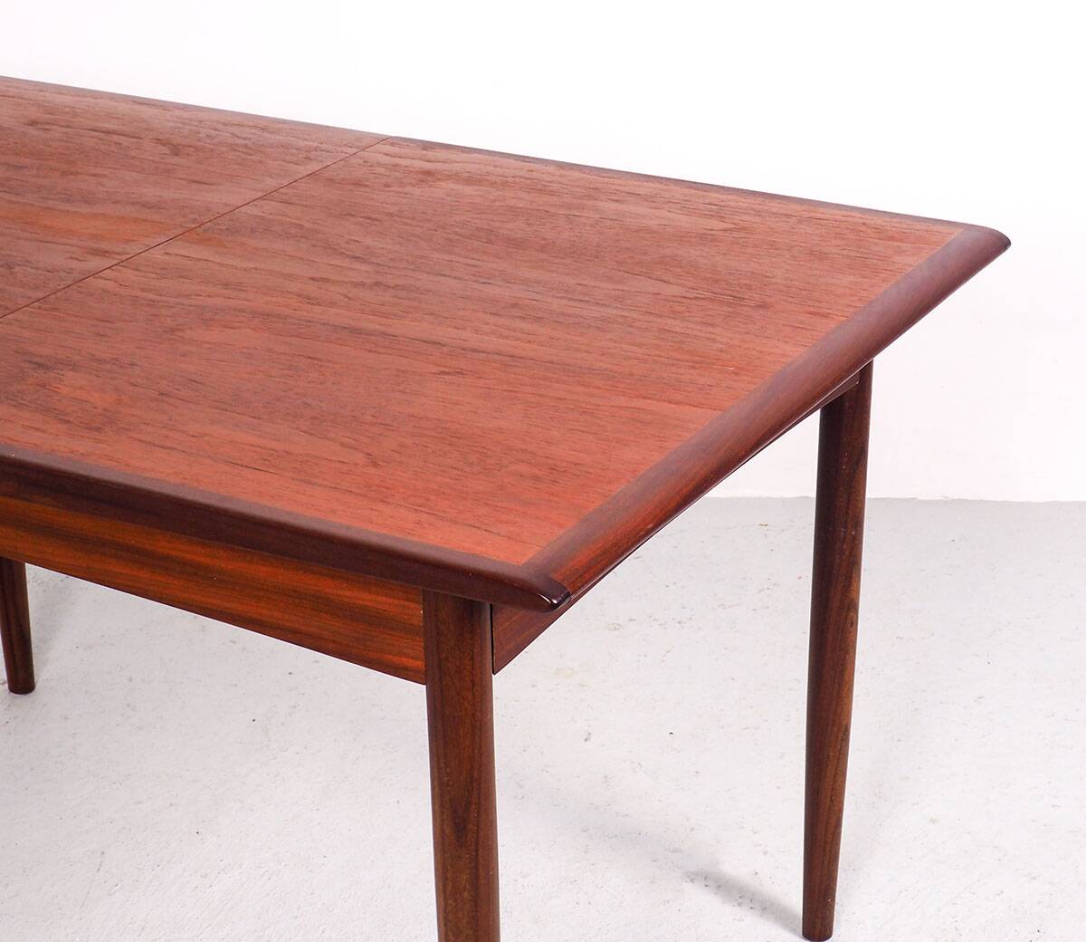 Vintage Teak Extendable Dining Table, 1960s