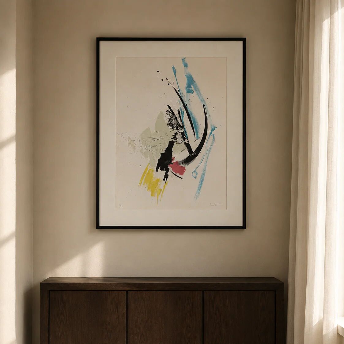 Jean Miotte｜Lithographie en couleur