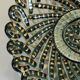 Large woven and twisted ceramic basket, Fase, Vallauris