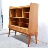 Vintage wooden sideboard library
