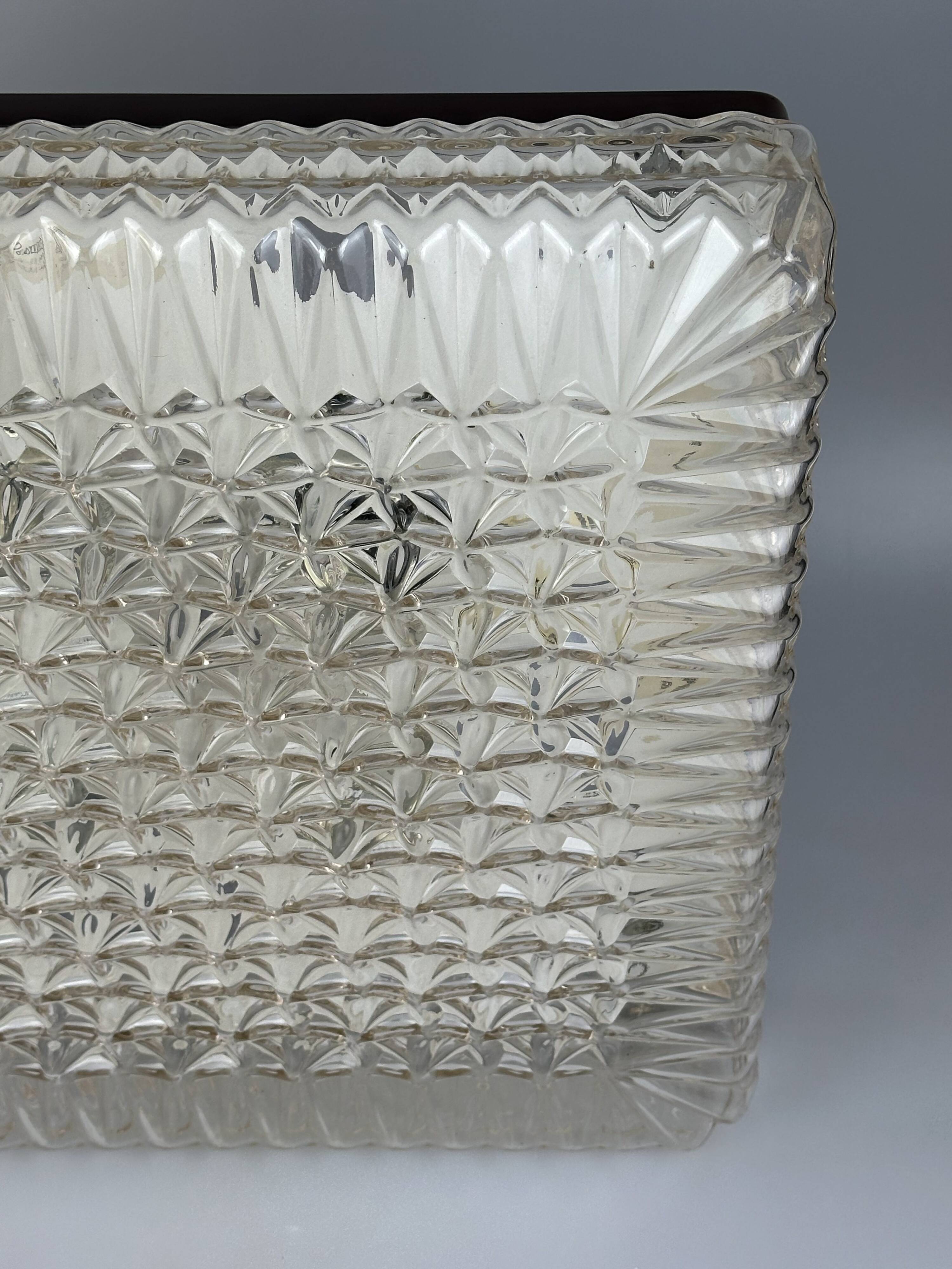 XXL 1960s/70s Plastic Ceiling Lamp by Ridi Leuchten Germany