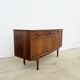 Teak Jentique sideboard — 1 door, 2 drawers & drop-down bar, England 1950s-60s