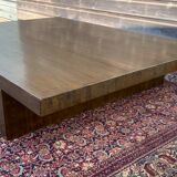 Green laqué coffee table