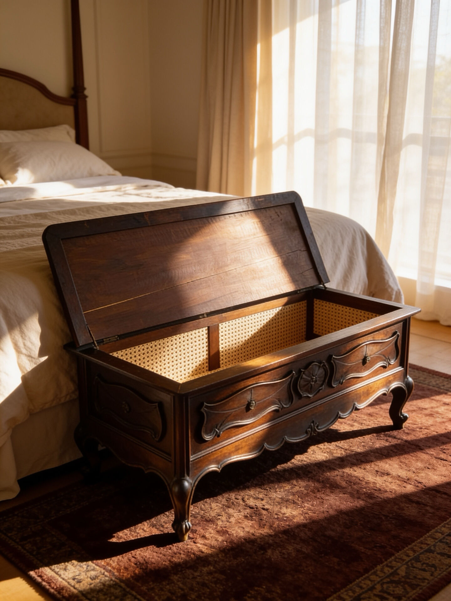 Old Italian provincial chest/trunk