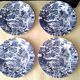 4 flat plates Lunéville Model "English Style"