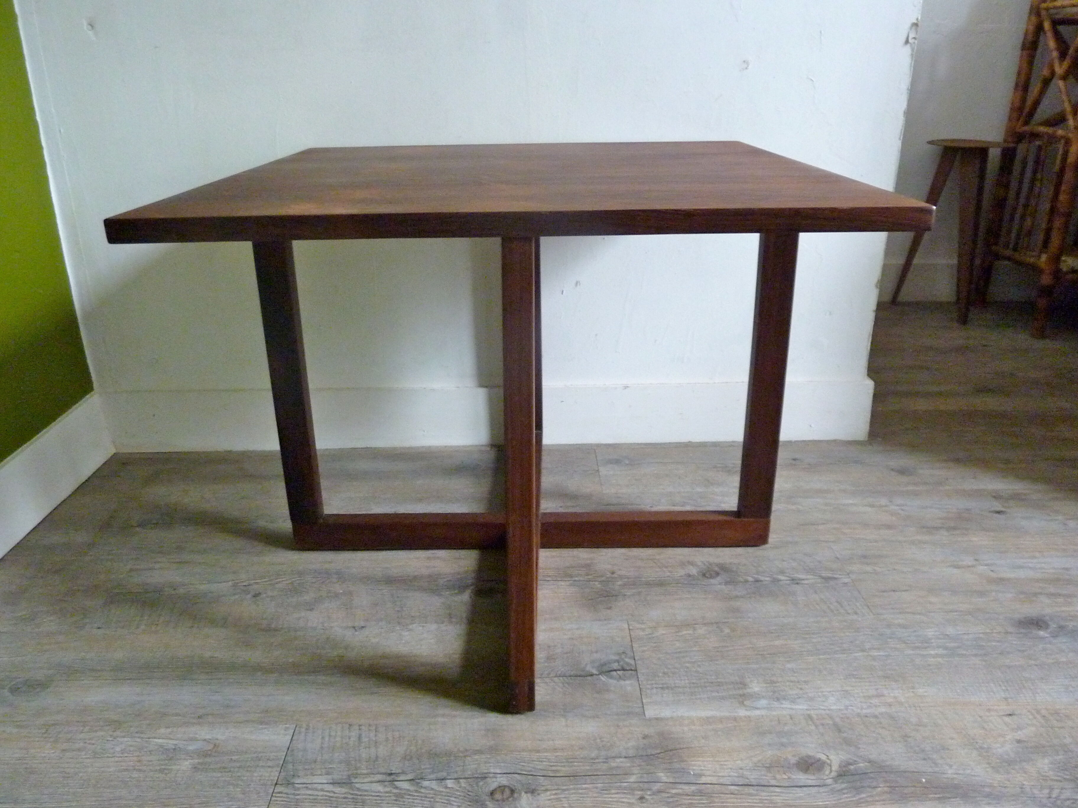 Table basse en palissandre de Rio des années 60
