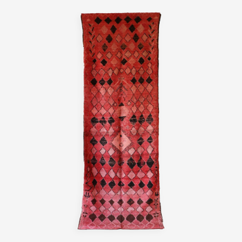 Boujad. tapis marocain vintage, 128 x 355 cm