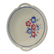 Presentation dish in earthenware of Lunéville KG Keller Guerin model Sylvain diam 29 cm