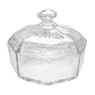 Bonbonnière en verre vintage