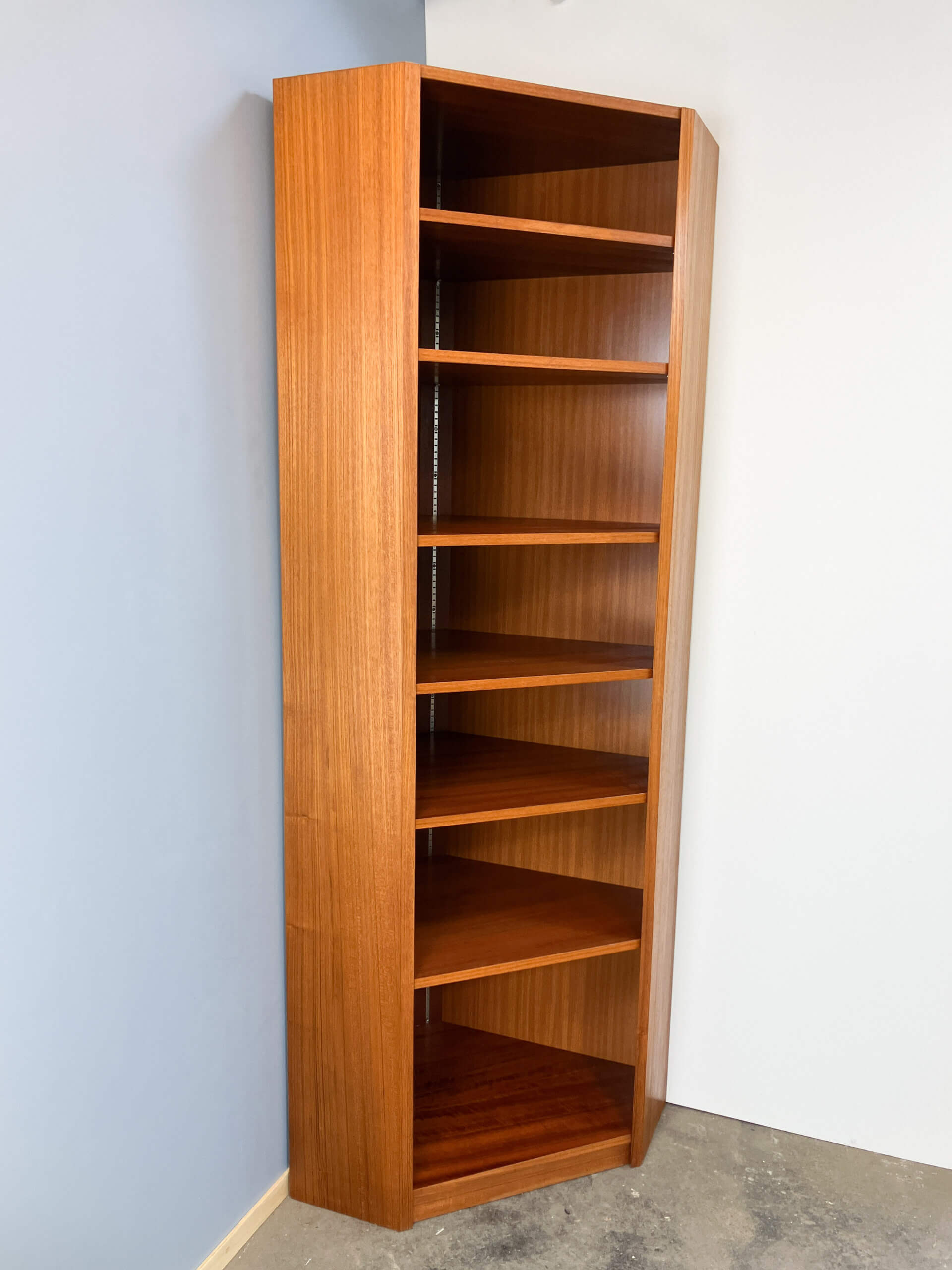 Corner shelf, teak, 1960s
