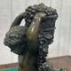 Bronze piece depicting 3 cherubs signed J. DASTE - 1950s