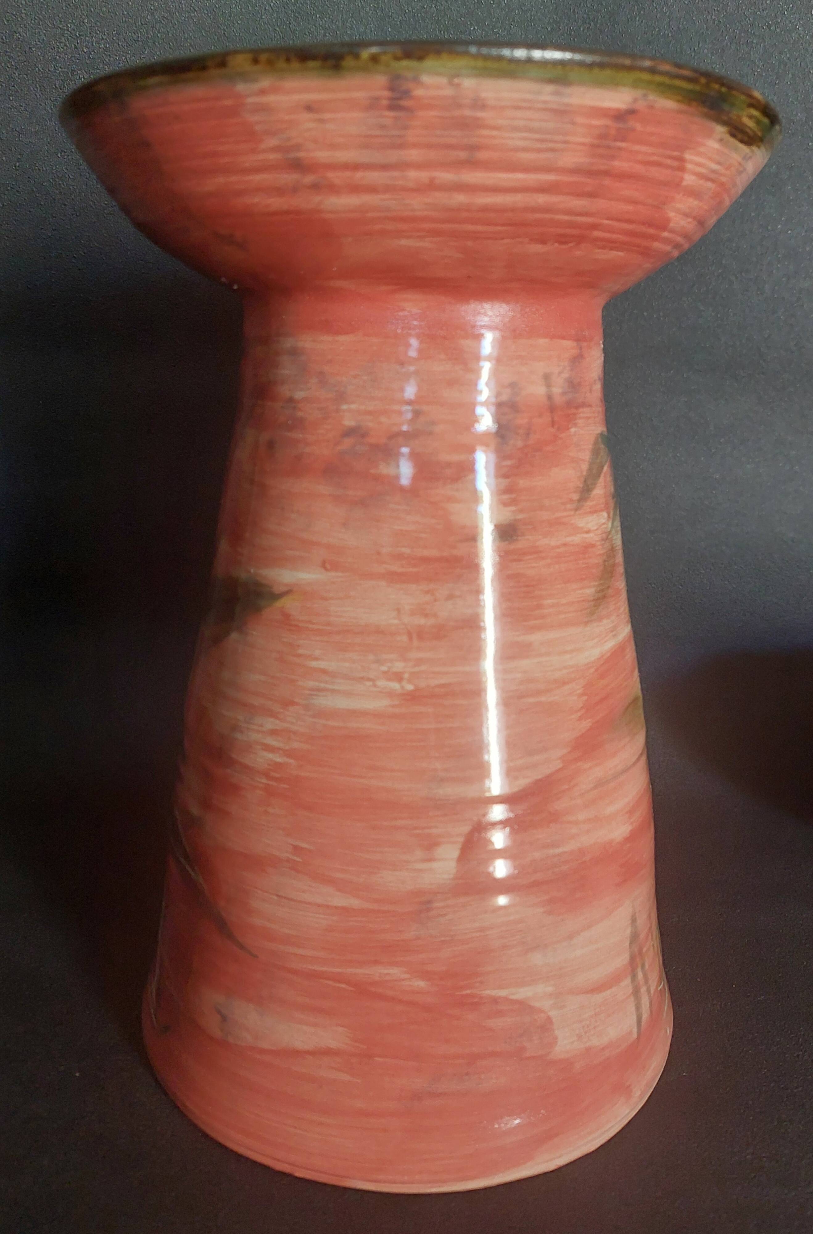 Vintage signed hand candle holder