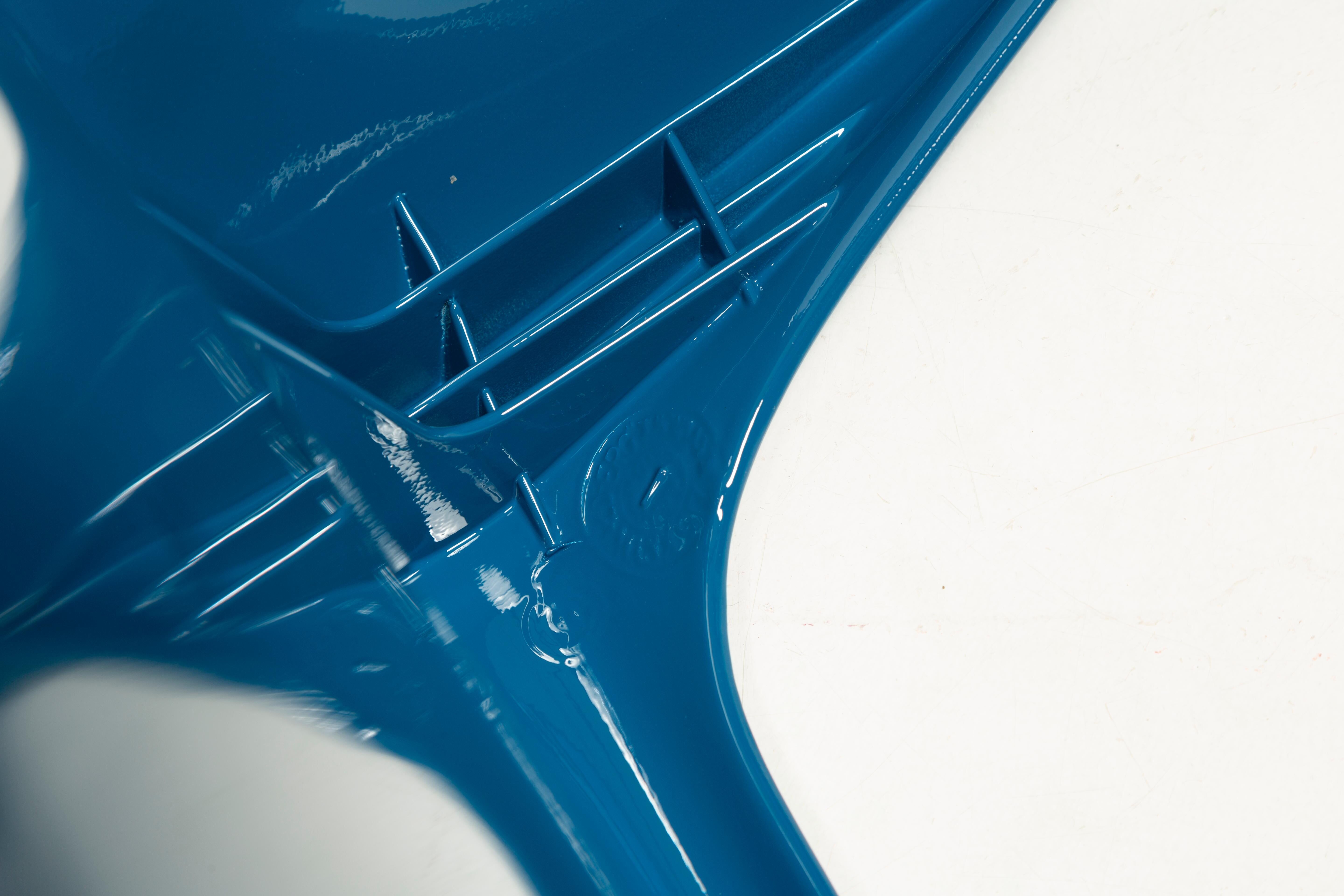 Mid-century blue sea Cado chair, Steen Østergaard, Europe, 1960s