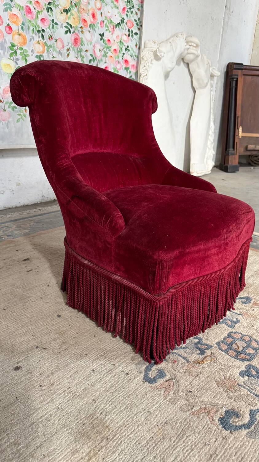 Napoleon III toad armchair