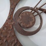 Brutalist Iron Candleholders by Henrik Horst, Denmark, 1960s, Set of 2