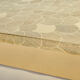 Belgian coffee table in engraved brass signed Christian Krekels 1970