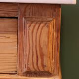 Antique chest of drawers in pitch pine, circa 1900