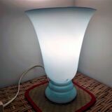 Hand-blown glass double layer table lamp cvv vianne co 1940/50