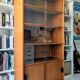 Display cabinet/ Scandinavian vintage bookshelf 1960s