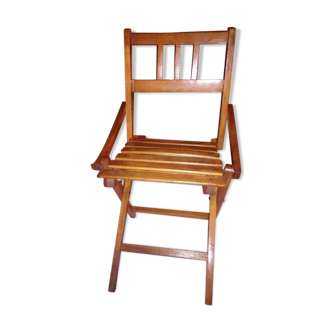 Chaise pliante enfant années 50