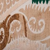 Hand knotted rug, vintage Turkish rug 125x132 cm