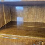 Art Decò sideboard in walnut stained beech open space design