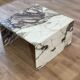 Table basse marbre calacatta viola