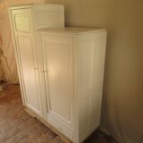 Asymmetrical Parisian wardrobe.