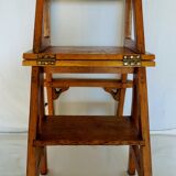 Chaise escabeau de bibliotheque