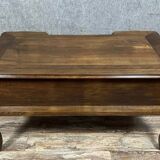 Curved Provençal Louis XV style desk in carved walnut circa 1880