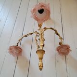 Lustre fleurs roses