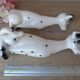 Couple of romantic Dalmatian figurines in ceramic – 1970s