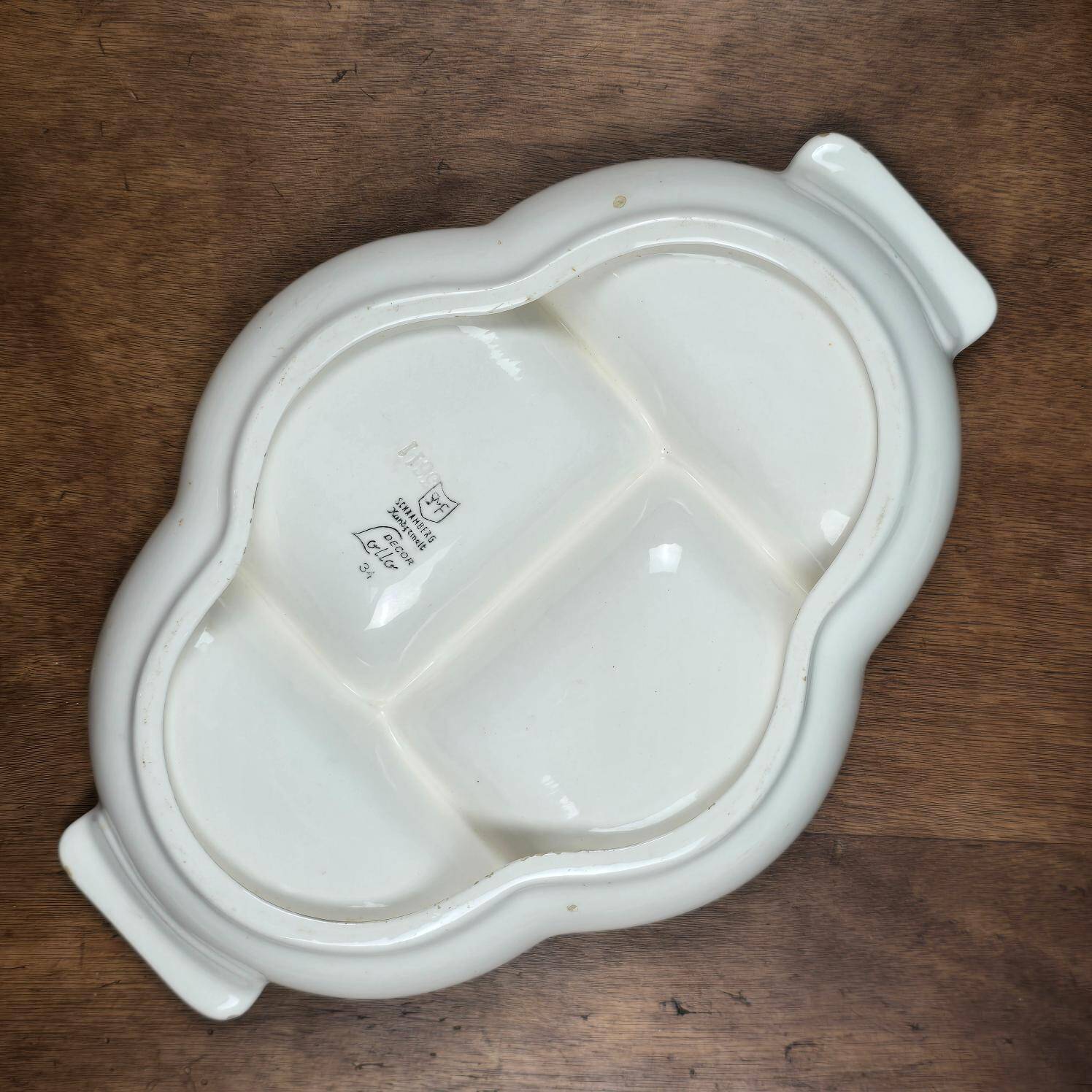Divided plate – Schramberg – Ollo decor – 1950s