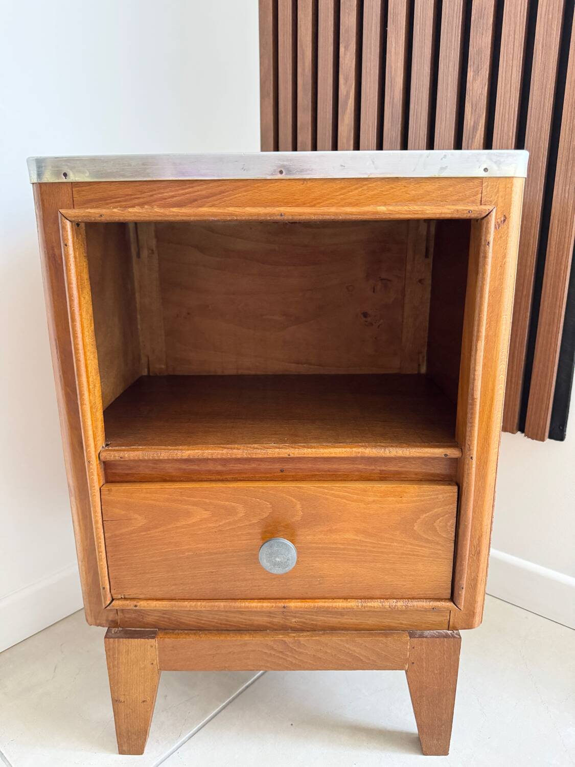 Antique vintage bedside table